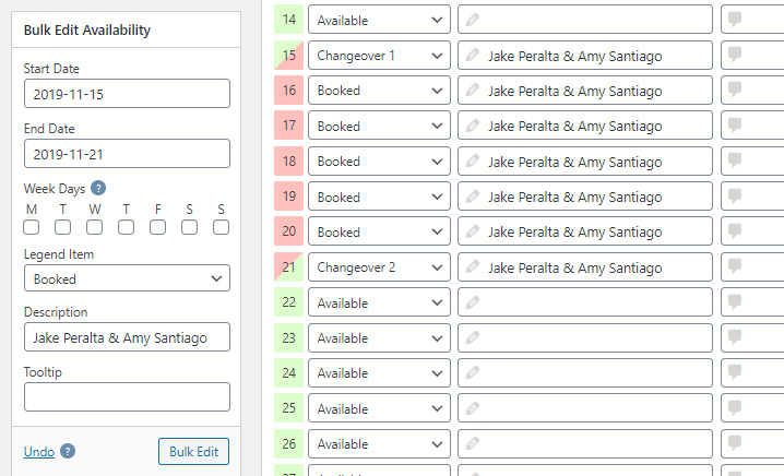 WP Simple Booking Calendar – Availability calendar plugin for WordPress